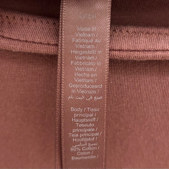 NWT SKIMS Cotton Jersey Tube Top in Redwood - Picture 9 of 9